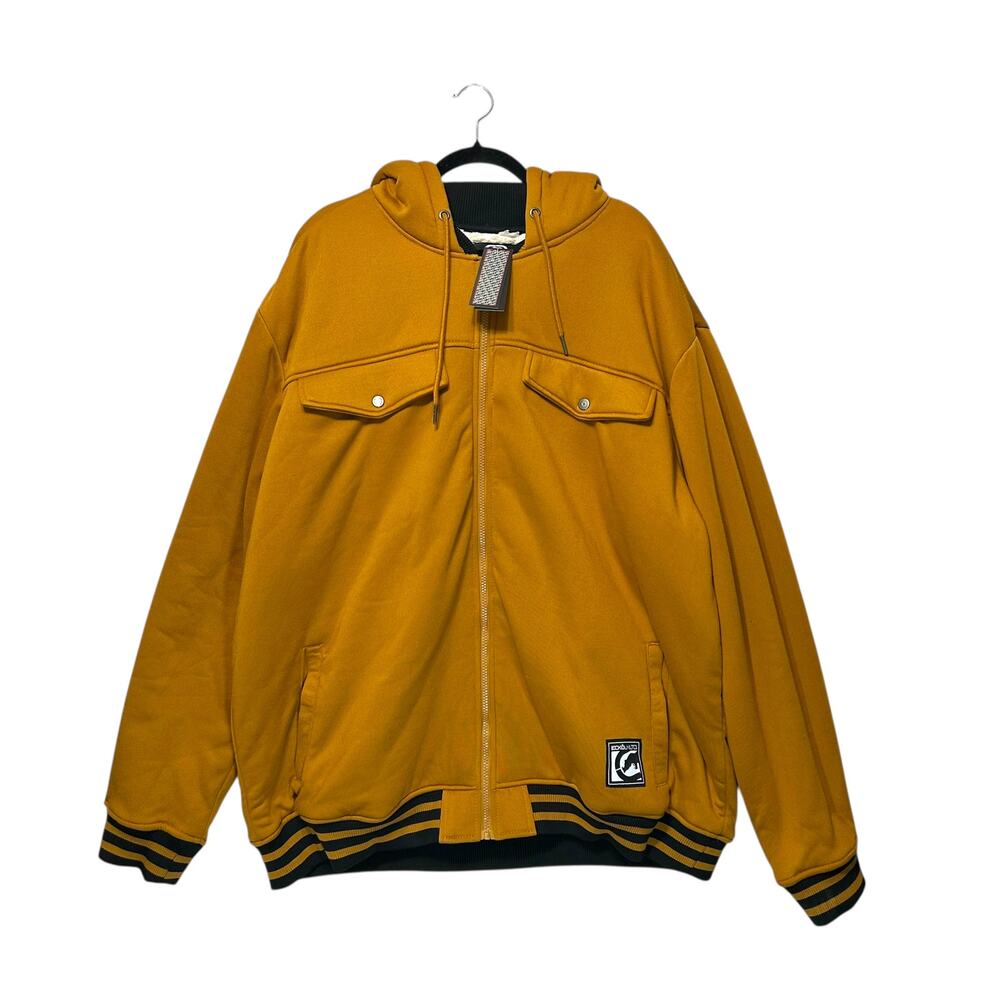 Ecko Unltd. Renown Faux Shearling Varsity Jacket NWT Men's Sz 3XL Tims Casual